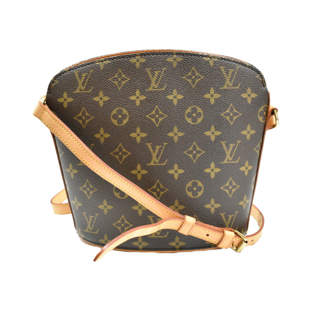Louis Vuitton Shoulder Monogram Coated Brown Crossbody Canvas Danube Bag - Picture 2 of 7